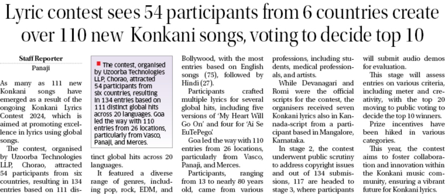 Press coverage clipping